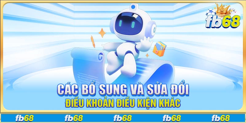 Các bổ sung và sửa đổi điều khoản điều kiện khác